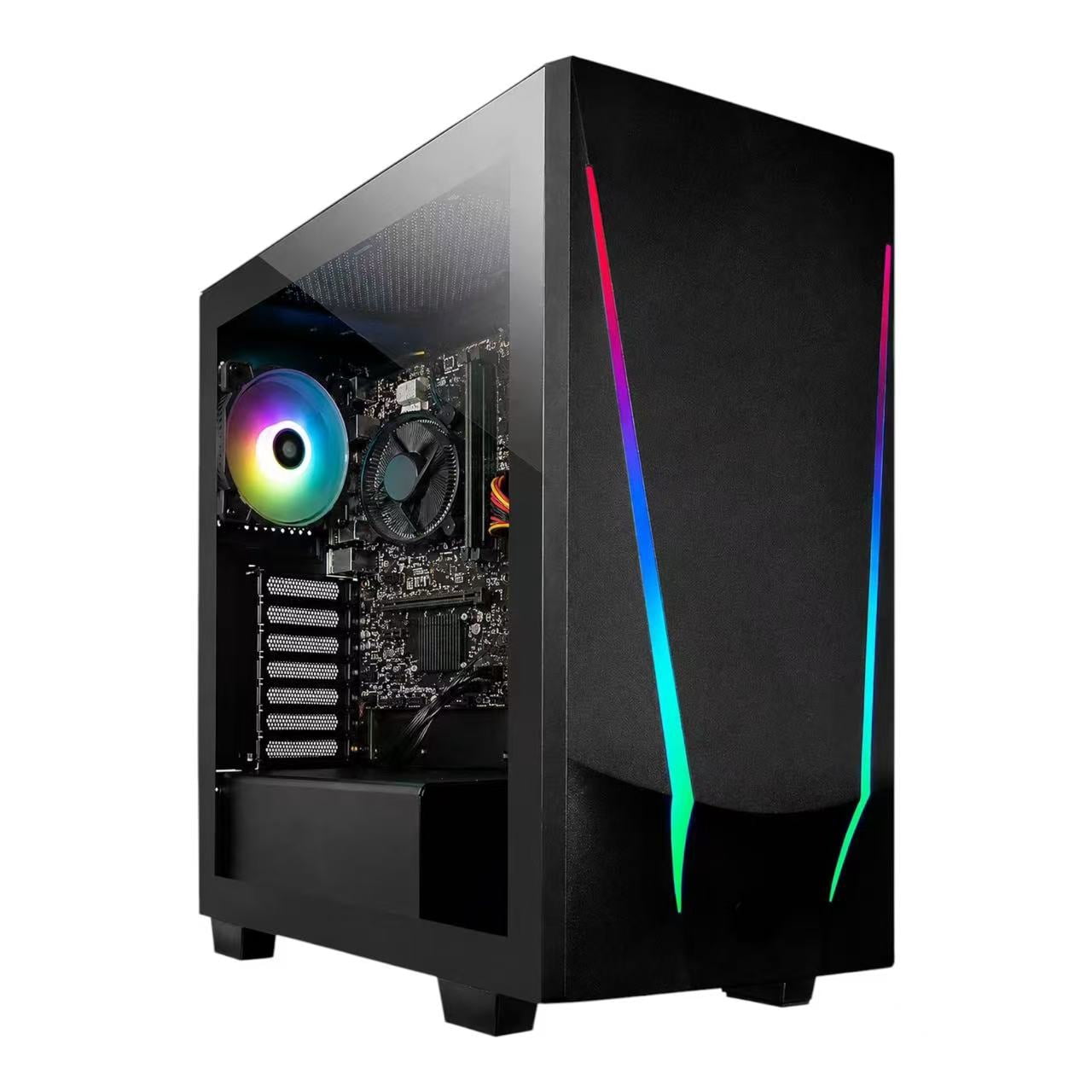 Foxtec Desktop Computer PC Intel Core i7, 16GB RAM, 256GB SSD, RGB