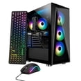 thumbnail image 1 of Foxtec Gaming Desktop Computer, Intel Core i7-8700, 16GB RAM, 512GB SSD, NVIDIA RTX 4060, RGB Fans, WiFi, Windows 11 Pro, 1 of 4