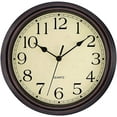 thumbnail image 1 of Foxtop 12" Quartz Retro Indoor Wall Clock, Silent Mechanism, 1 of 10