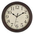 thumbnail image 1 of Foxtop 14'' Vintage Quartz Digital Silent Indoor Wall Clock, Non-Ticking, 1 of 7