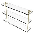 thumbnail image 1 of Foxtrot Collection 22 Inch Triple Tiered Glass Shelf, 1 of 11