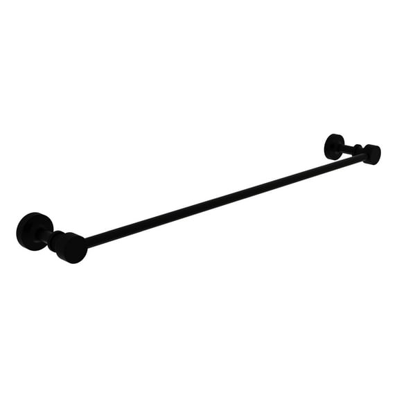 Foxtrot Collection Towel Bar - Matte Black / 30 Inch