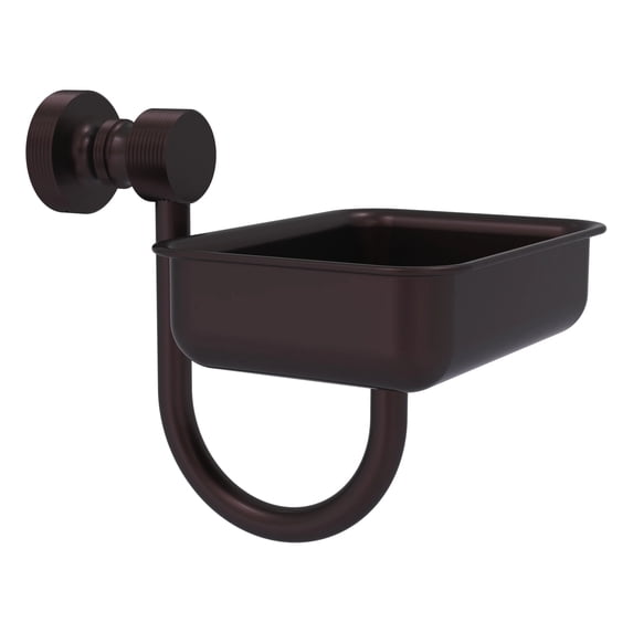 Foxtrot Collection Wall Mounted Soap Dish - Antique Bronze