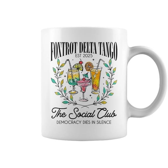 Foxtrots Deltas Tangos Retro Beach Coffee Mugs