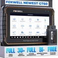thumbnail image 1 of Foxwell GT60 Bluetooth Automotive Bidirectional Diagnostic Scan Tool OBD2 Scanner 24 Reset Services, 1 of 9