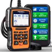 Foxwell NT510 Elite Car Scanner Bidirectional Control Test Diagnostic Tool OBDII Code Reader OBD2 Scanner Full System Full Maintenance Reset Automotive Scanner for All Cars EOBD OBD Scanner,Honda