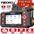 thumbnail image 1 of Foxwell NT604 Elite OBD2 Scanner Automotive Diagnostic Tool Car Four System Scanner Vehicle Code Reader for Engine Transmission ABS Airbag SRS Car Scanner Automotive Scanner Full OBDII Functions, 1 of 11