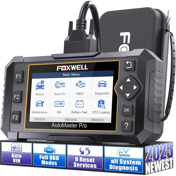 Foxwell NT624 Elite OBD2 Scanner All System for Automotive Diagnostic Scan Tool 8 Reset Coding SAS Calibration