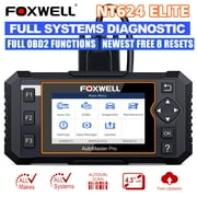Foxwell NT624 Elite OBD2 Scanner Code Reader Full System Car Diagnostic Tool SRS ABS Oil EPB