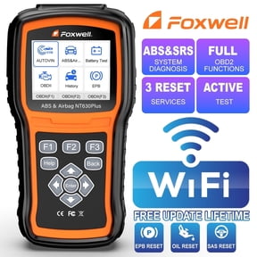 Foxwell NT630 Plus Bidirectional SRS SAS ABS Bleeding OBD2 Scanner Code Reader Diagnostic Tool