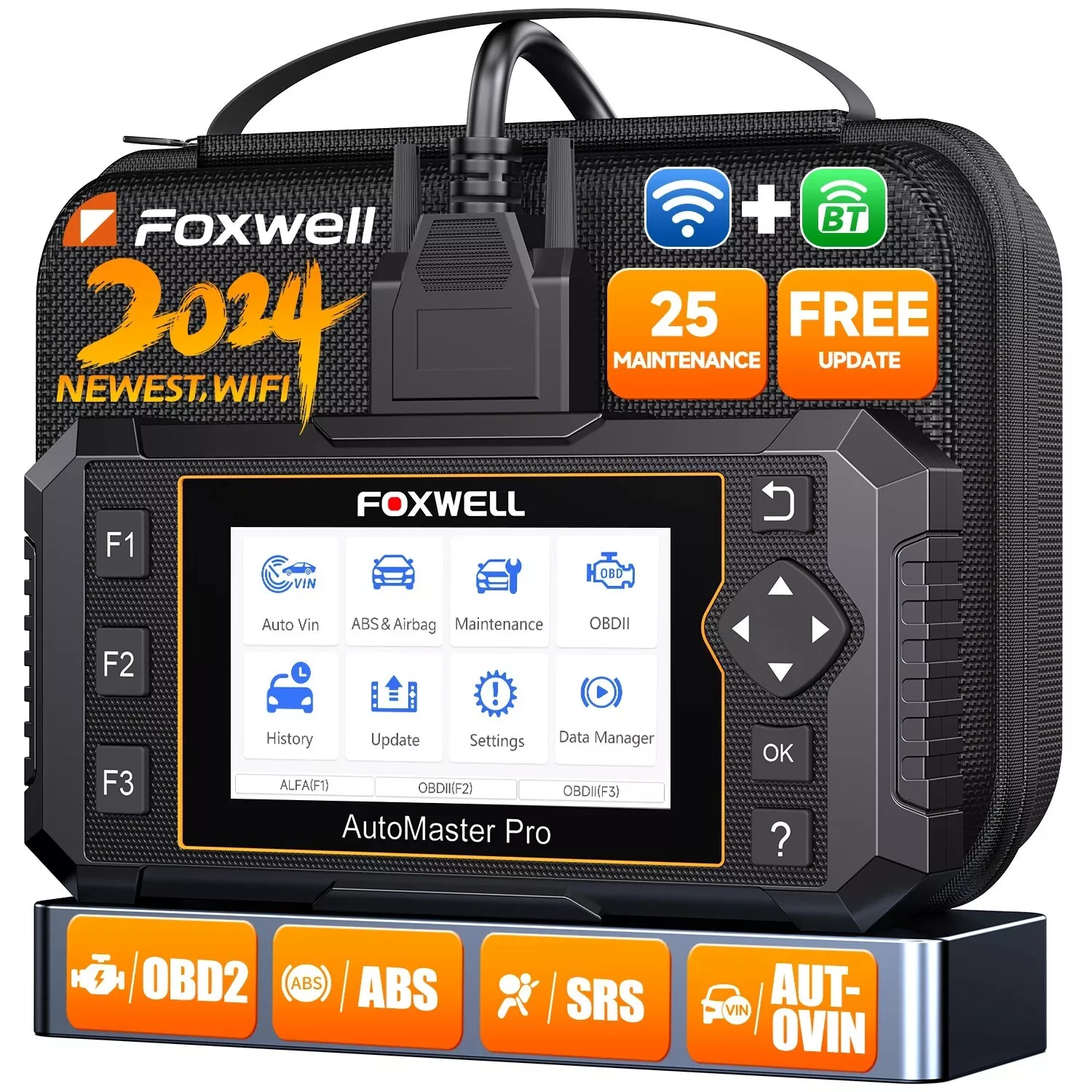 Foxwell NT650 Pro OBD2 Scanner Bidirectional Diagnostic Scan Tool ABS