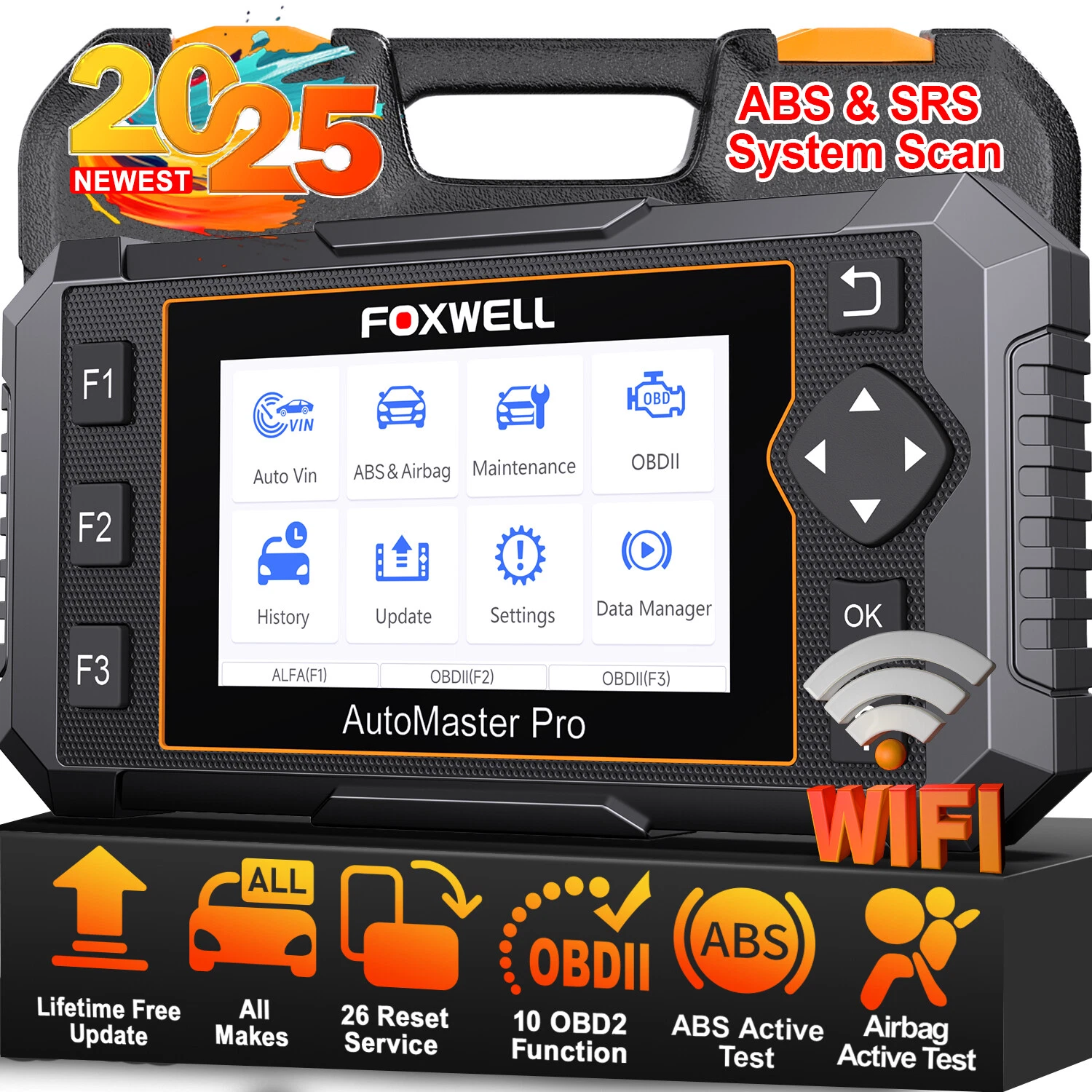 Foxwell NT650 Pro OBD2 Scanner Bi-directional Diagnostic Scan Tool
