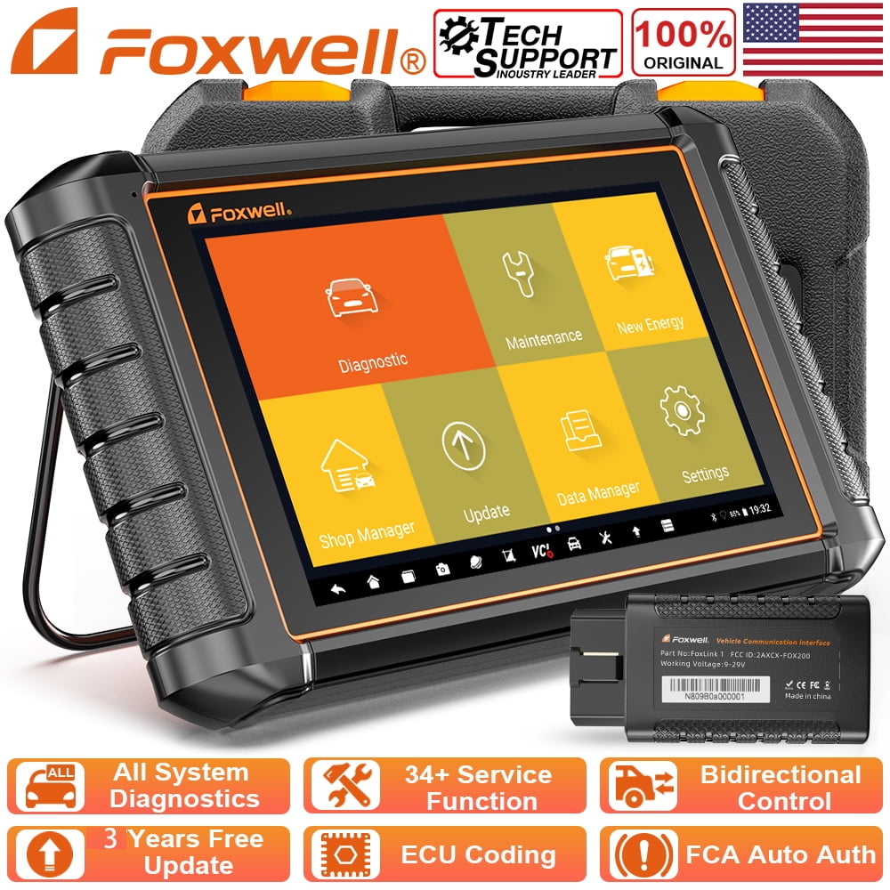 FOXWELL NT809BT OBD2 Bluetooth Car Diagnostic Tool All System  Bi-Directional Test 30+ Reset Code Reader OBD2 Scanner Automotivo -  AliExpress