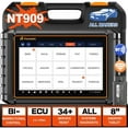 thumbnail image 1 of Foxwell NT909 Automotive Diagnostic Scan Tool All Systems Bi-directional Control Active Test OBD2 Scanner 30+ Reset Services Car Scanner OBDII Code Reader AutoVIN FCA AutoAuth Vehicle Analyzer, 1 of 12