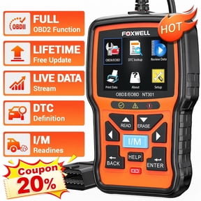FOXWELL NT301 OBD2 Scanner Code Reader Check Engine Fault Car Diagnostic Tool Check Engine Fault