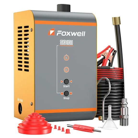 Foxwell SD101 EVAP Smoke Tester Smoke Machine Detector Leak Pipe Diagnostic Tool