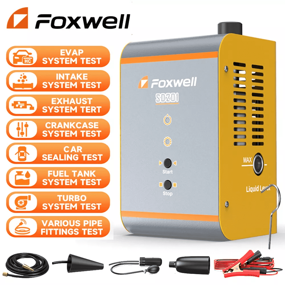 Foxwell SD201 Car Smoke Leak Detector for All Systems Automotive