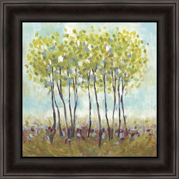 Foxwood II, Framed Textured Fine Art Print - Dark Brown