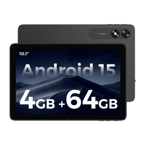 Foxxd C10 Pro Unlocked Android 15 All-in-One Smart Tablet 10.1" HD Display 8MP Camera 4GB+64GB Quad-Core 5000mAh Battery