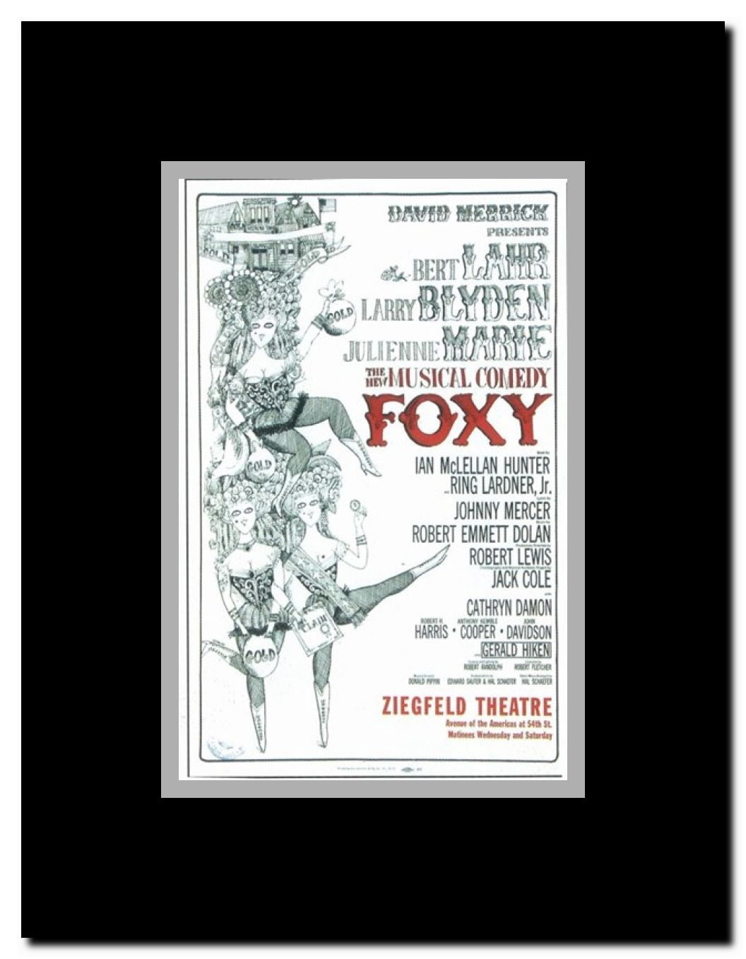 Foxy (Broadway) Framed Movie Poster