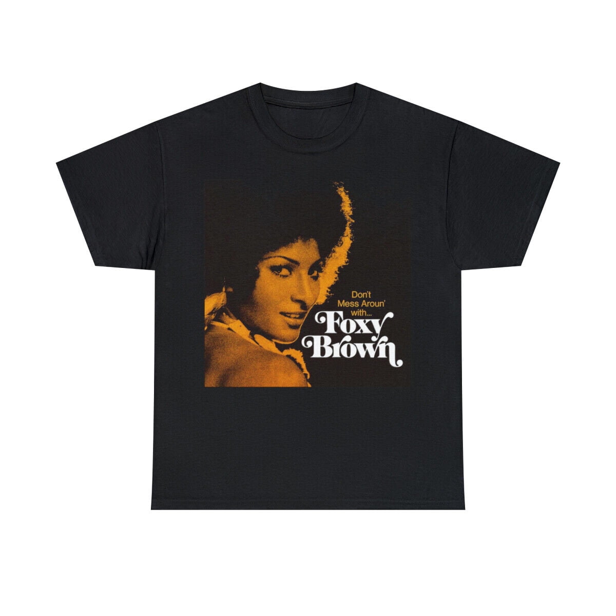 Foxy Brown 70s Classic Starring Pam Grier Short Sleeve Tee - Walmart.com
