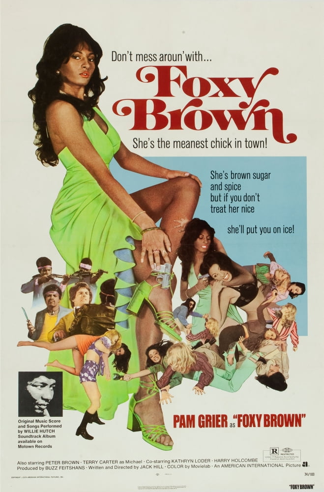 Foxy Brown Canvas Art -  (11 x 17)