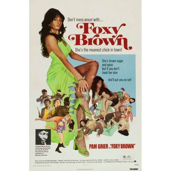 Foxy Brown Canvas Art - (11 x 17)