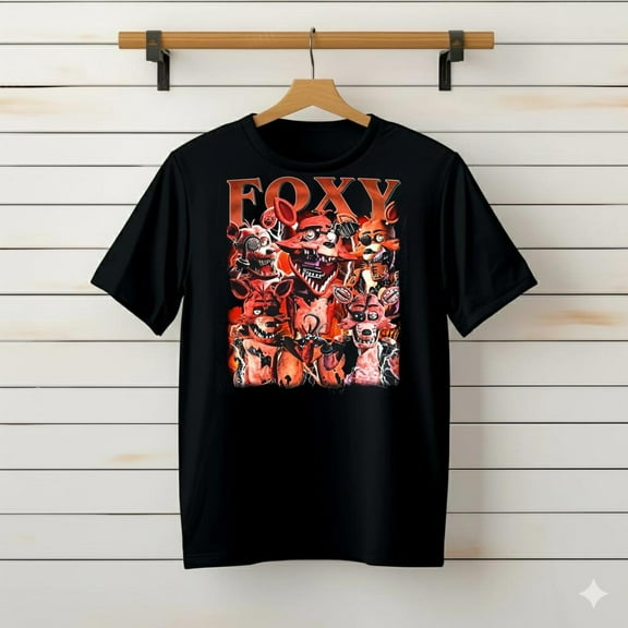 Foxy Five Nights At Freddy's###TeaBagTeaHouse, Unsiex Shirt