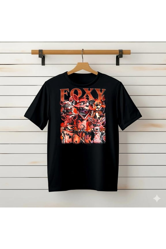 Foxy Five Nights At Freddy's###TeaBagTeaHouse, Unsiex Shirt