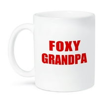 3dRose, Foxy Grandpa - funny red text design for a cool hot grandfather, 11oz Mug