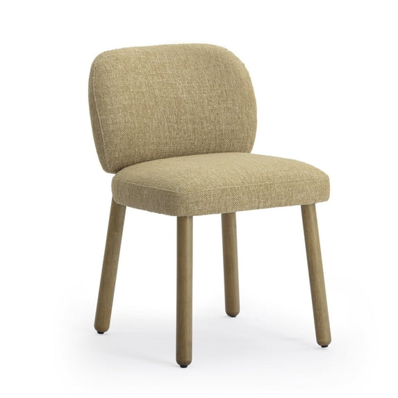 Foxy Honey Textured Fabric Dining Chair