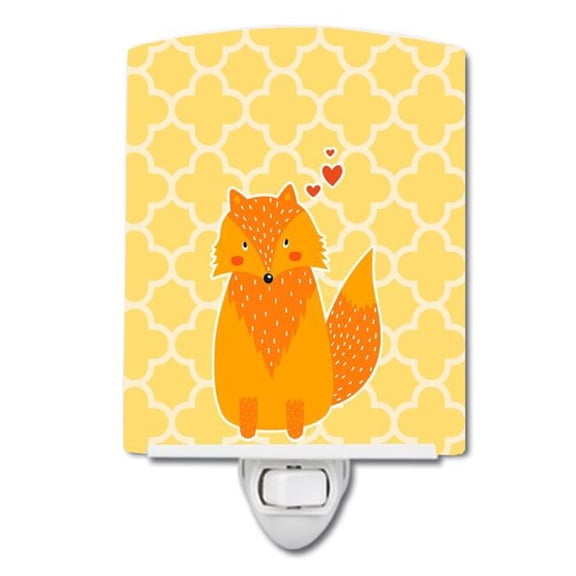 Foxy Love Ceramic Night Light