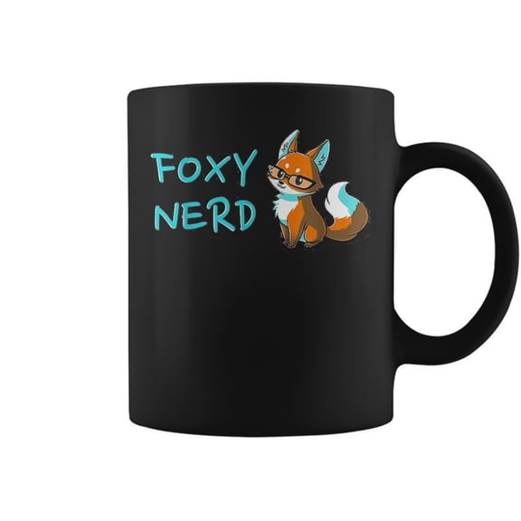 Foxy Nerd V2 Coffee Mugs