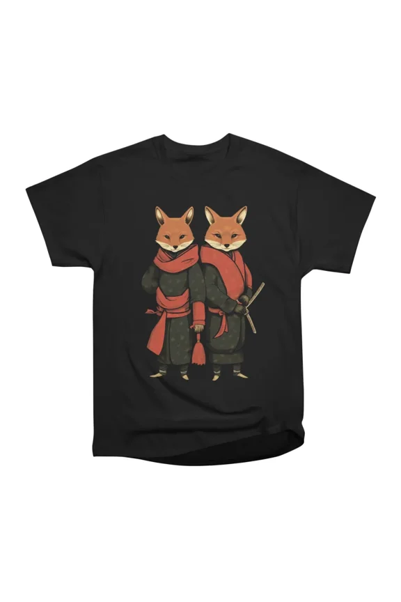 Foxy Ninjas T-Shirt Tee Gift For Him Merch For Her Apparel For Friend