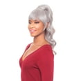 thumbnail image 1 of Foxy Silver (Duet02) - Heat Resistant Fiber Bang & Ponytail in 44, 1 of 3