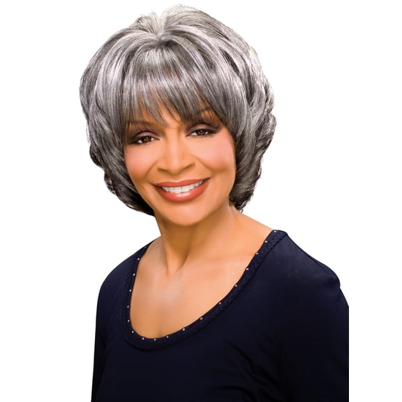 Foxy Silver Margaret Wig Syn - Color 1B