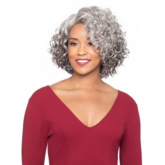 Foxy Silver (Martina) - Synthetic Lace Part Wig in 2