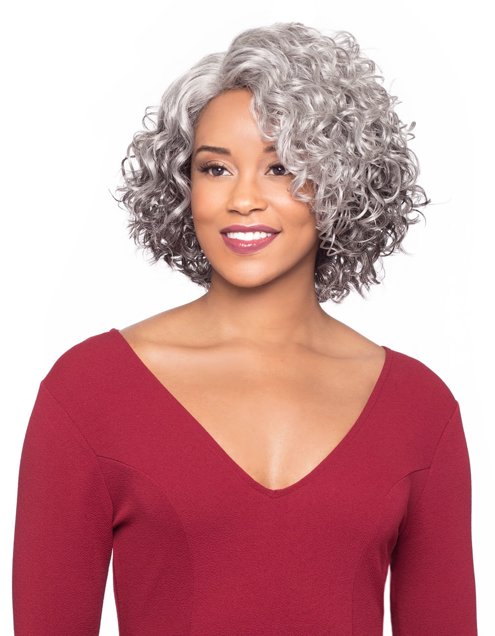 Foxy Silver (Martina) - Synthetic Lace Part Wig in 3T44