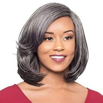 Foxy Silver (Misty - Heat Resistant Fiber Lace Part Wig in 3T34