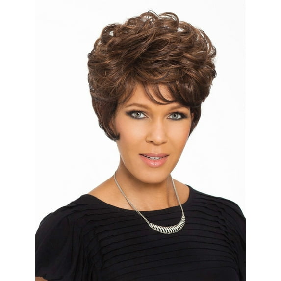 Foxy Silver Synthetic Wig - Elle-3T44