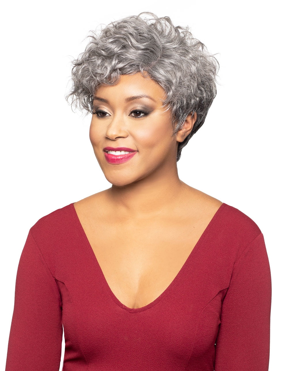 Foxy Silver Vella J Lace Wig - Color 2