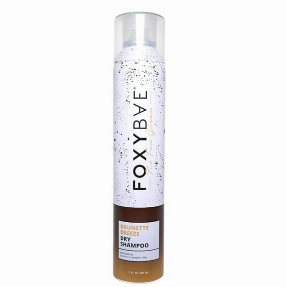 FoxyBae Dry Shampoo Spray Biotin-Infused Volumizing Formula Deodorizing, Sulfate-Free Option for Dark & Brunette Hair Brunette Breeze 7 fl oz