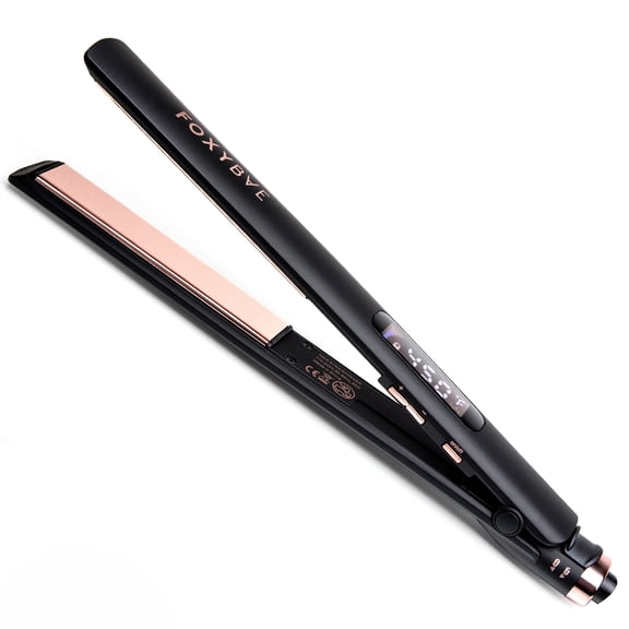 FoxyBae Rose Gold Tres Sleek Titanium Flat Iron.