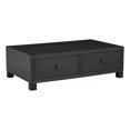 thumbnail image 1 of Ashley Furniture Foyland Wood Coffee Table with 4 Drawers in Black, 1 of 8