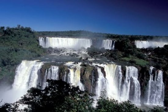 Foz Do Iguacu Iguacu National Park Parana Brazil Canvas Art - Julie Bendlin DanitaDelimont (27 x 18)