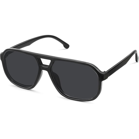 Fozono Oversized Aviator Sunglasses, Retro Square UV400