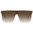 thumbnail image 1 of Fozono Oversized Flat Top Shield Sunglasses, Unisex One Piece UV Protection, 1 of 6