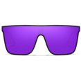 thumbnail image 1 of Fozono Oversized Flat Top Shield Sunglasses, Unisex One Piece UV Protection, 1 of 6