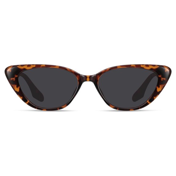 Women's Small Narrow Cat Eye Sunglasses, Retro 90s Vintage UV400