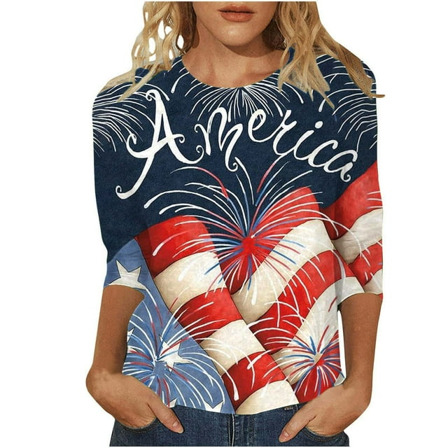 fourth of july t shirts for women